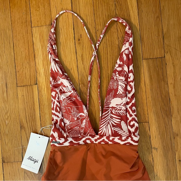 Maaji NWT Carmine Plenitude One Piece Swimsuit - Picture 9 of 13